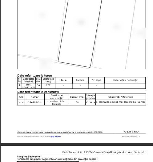 TEREN LIBER | SISESTI | CERTIFICAT URBANISM - Schiță 3