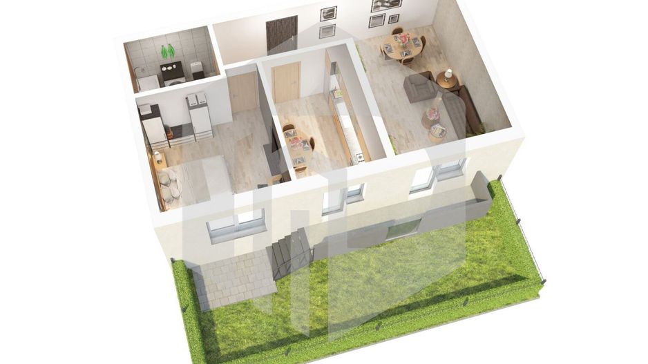 0% Comision | Apartament 2 camere + Gradina 40mpu | Doamna stanca - Poză 2