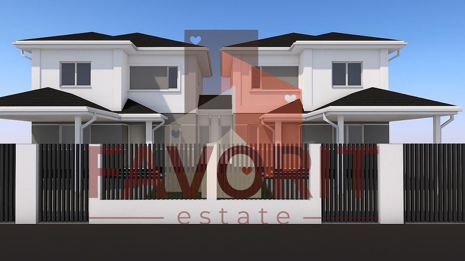 Duplex despartit prin camera tehnica. Carport. Pozitie excelenta - Poză 1