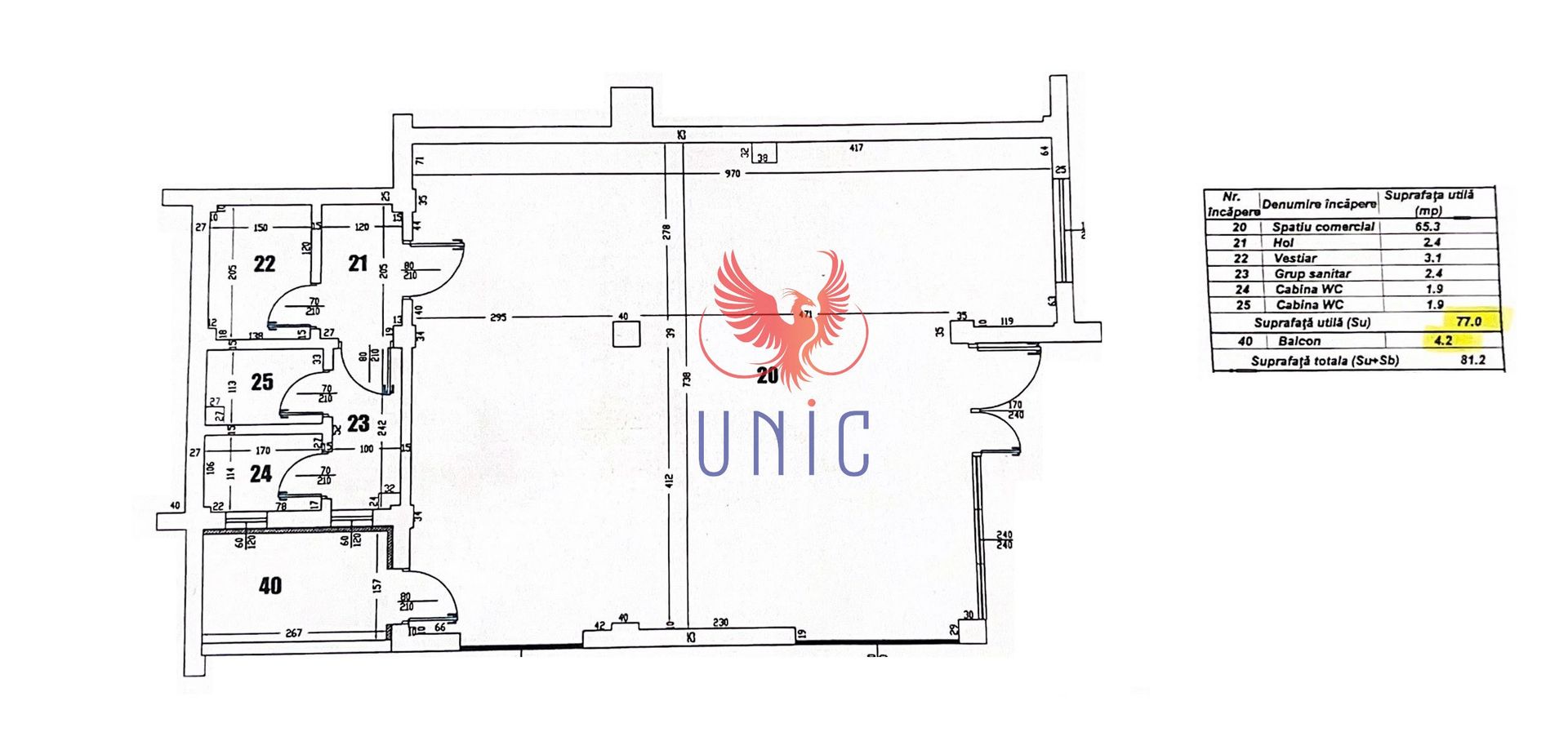 Spatiu comercial / Birouri Lapus langa Popeci - Schiță 3