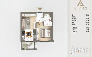 2 CAM TIP STUDIO , BLOC NOU,  PALLADY, ASTORIUM LIFE - Poză 1