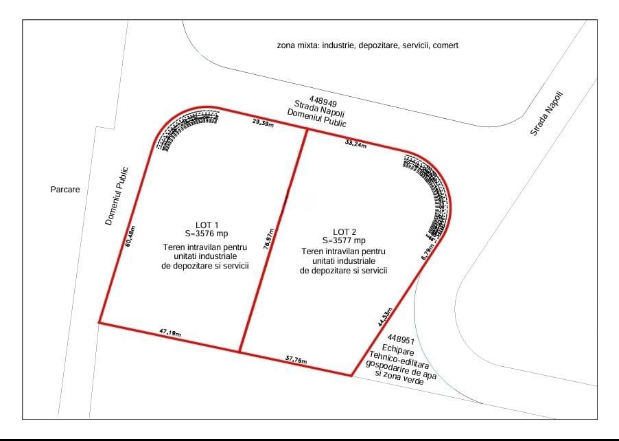 Teren industrial cu acces la centura - Poză 3