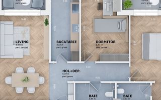 Complex Rezidential ! Apartament 3 camere, Dec., 2bai, 83mp-Tatarasi - Poză 5