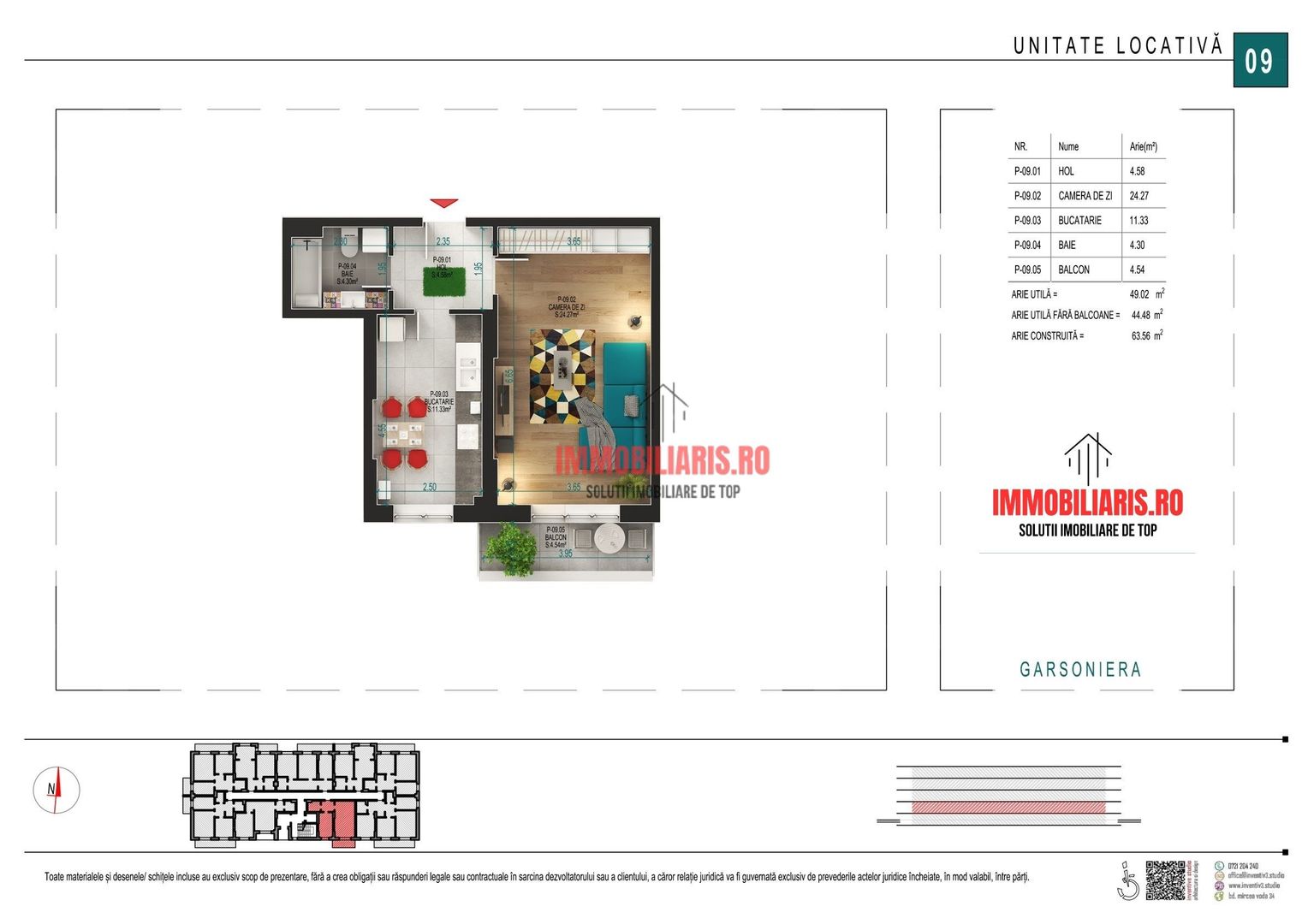 Nicolae Teclu-Metrou, Parcare Gratuit, Birou de Vanzari - Poză 2