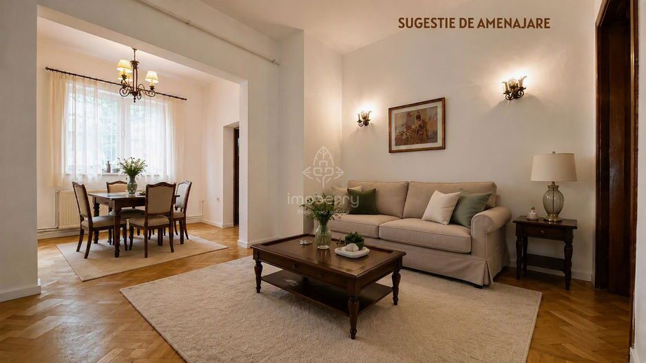 Vanzare apartament 3 camere in vila Cotroceni, langa Palatul Cotroceni - Poză 1