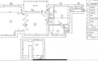 Apartament 2 camere cu centrala – Tineretului la 5 min de metrou - Schiță 8