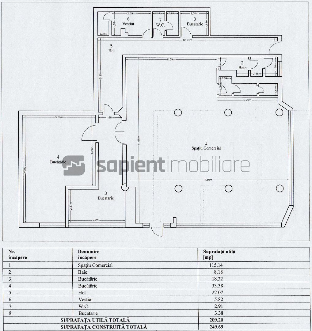 Pachet de spații comerciale – Centru Civic Oradea - Schiță 15