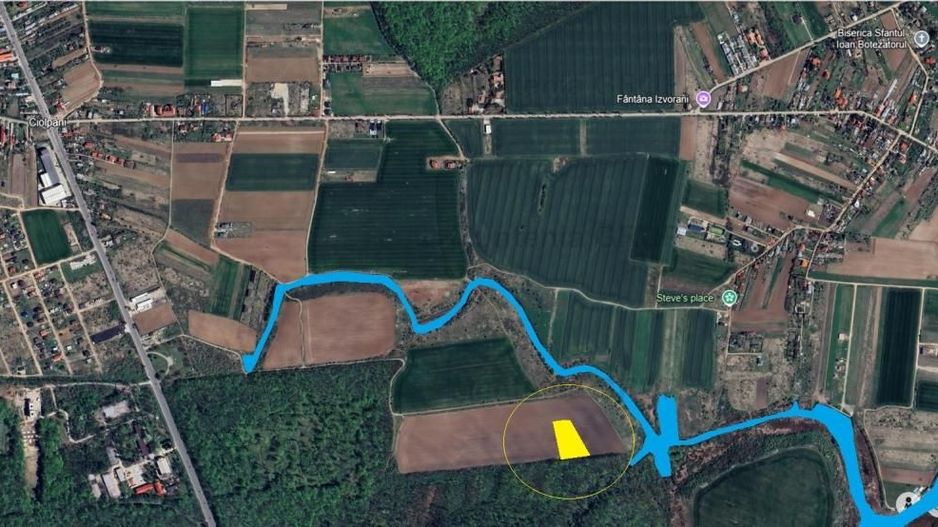CIOLPANI, 1154 mp. teren intravilan lipit de Padurea Scrovistea - Poză 1
