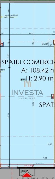 Spatiu comercial 108mp utili de inchiriat, parcari, Gardenia Residence - Schiță 5