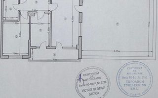 Apartament de vanzare 2 camere, terasa 62 mp, Metrou Dristor - Schiță 5