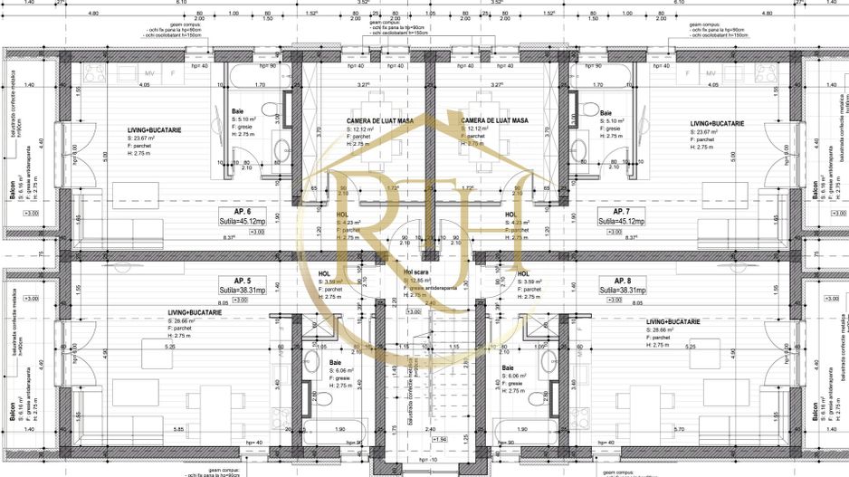 Oferim spre vanzare apartamente cu 2 camere,  Giroc, Calea Urseni 0% Comision - Poză 8