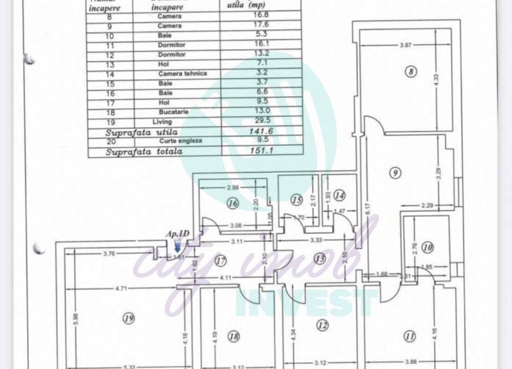Apartament cu curte englezeasca si 2 intrari pozitionat langa lac - Poză 6