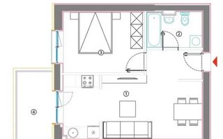 2 Camere Hils Titanium Bloc Nou - Poză 9