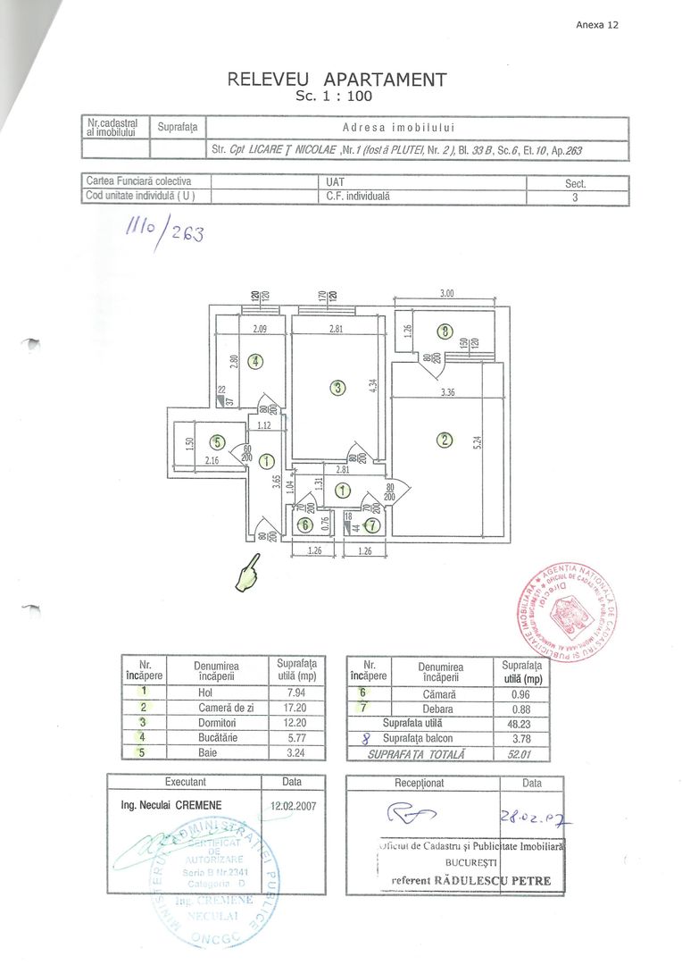 Apartament 2 camere str Capitan Nicolae Licaret - Poză 9