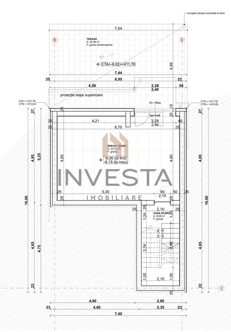 Spatiu premium Zorilor, 250 mp, vitrat, 10 parcari! Panorma deosebita! - Schiță 13