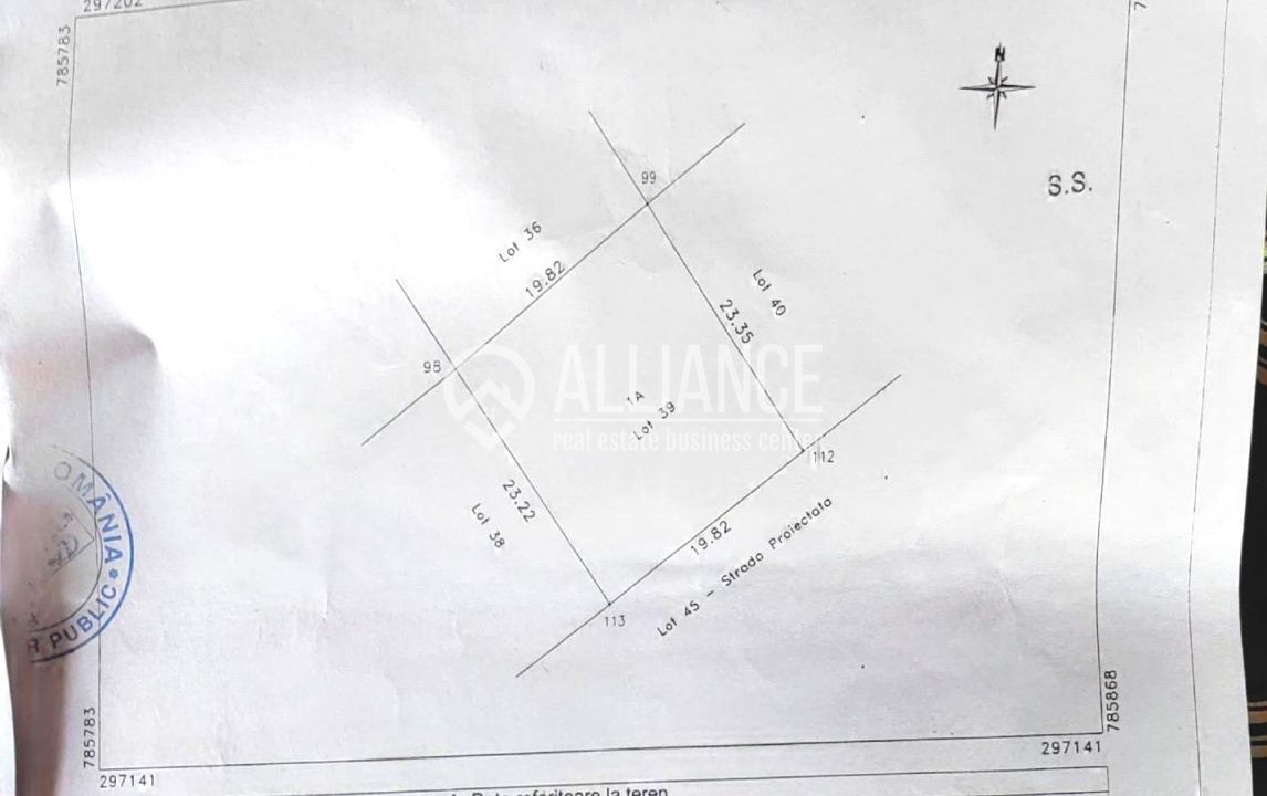 Cumpăna (Cod 07)- Teren intravilan 461 mp. - Poză 2