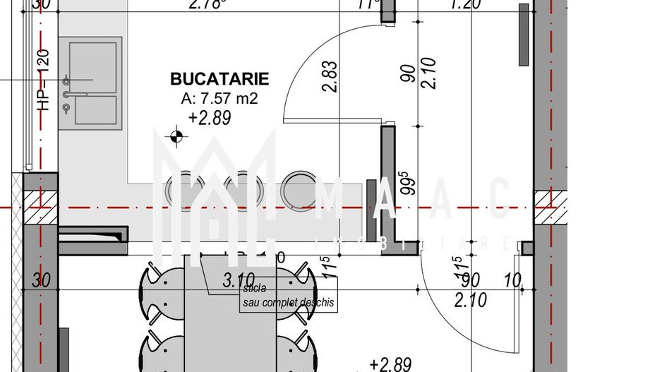 Apartament 2 camere -  finisat la cheie I Comision 0% - Poză 14