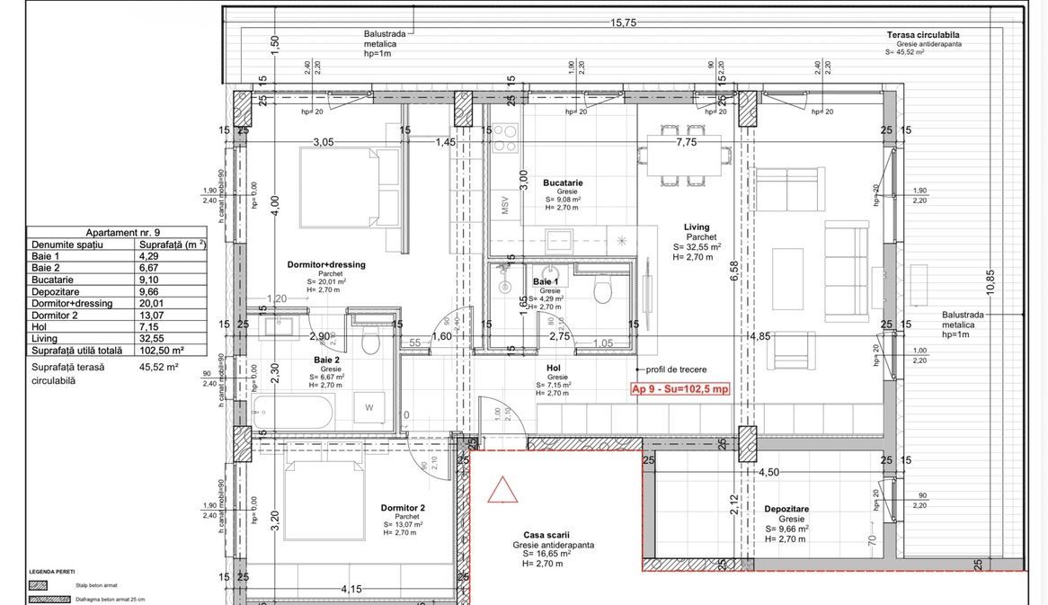 Soarelui – Braytim | Proiect Nou | Lift | Apartamente & S.A.D.-uri - Poză 5