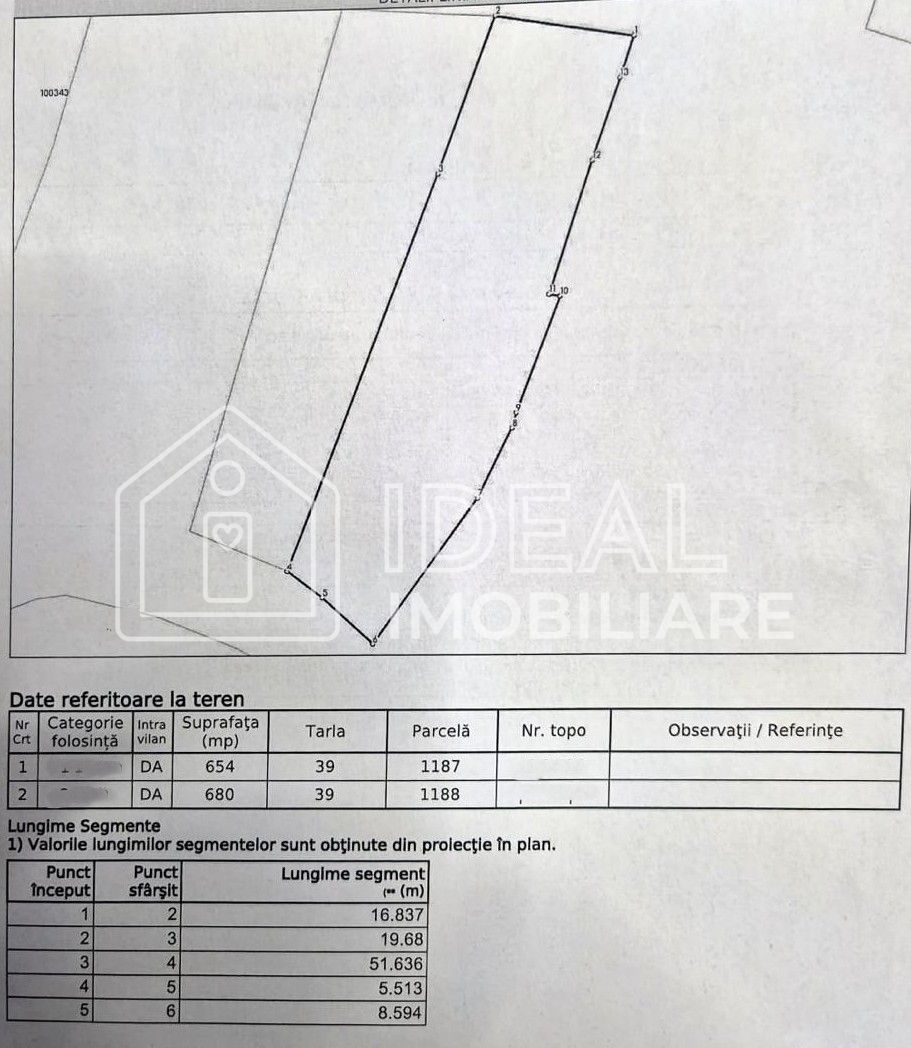 Teren intravilan de vânzare în sat Alămor, comuna Loamneș, județul Sibiu - Schiță 11