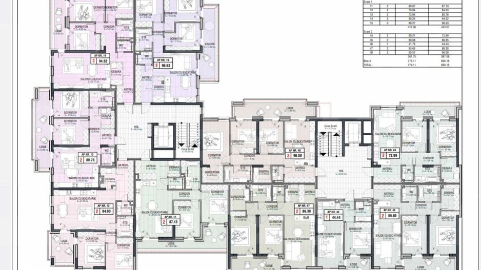 Vânzare apartament, 2 camere, strada Nicolae Dimo, Durlești - Poză 32