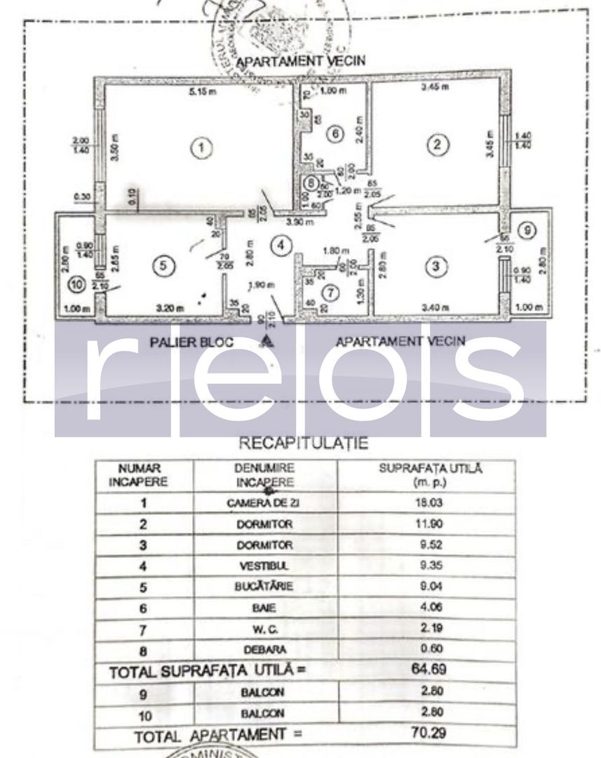 VÂNZARE 3 CAMERE | ZONA DRISTOR | 2 BAI - Poză 12