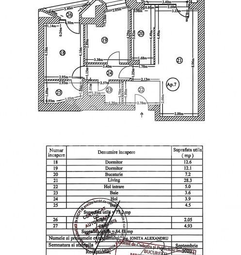 Apartament 3 camere Parcul Circului - Imobil 2020 - Poză 13