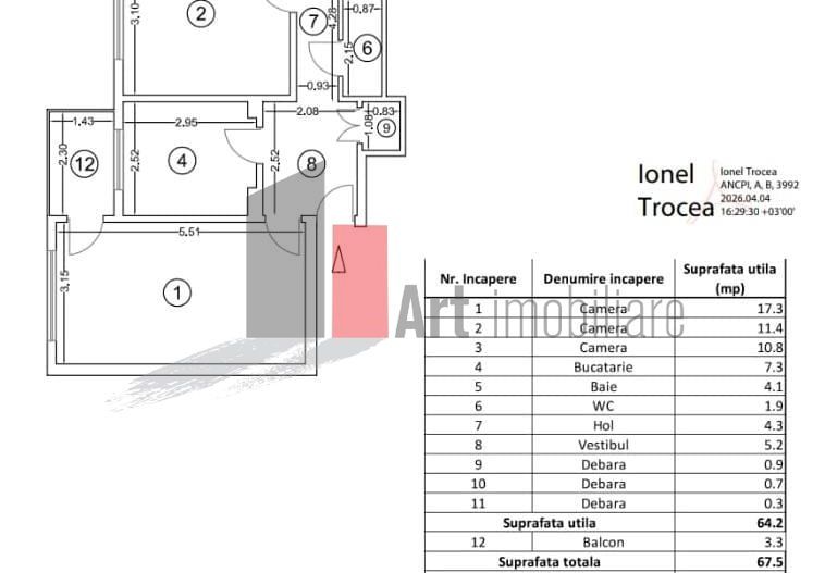 Vânzare apartament decomandat 3 camere Șos. Berceni - Apărătorii Patriei - Poză 12