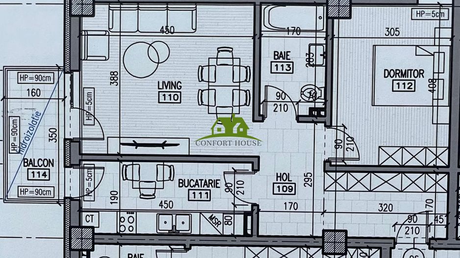 Apartament 2 camere, bloc nou, P+3, Ap.06, Et.1, Bl.5  - CP2461543 - Poză 7