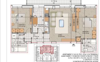 Apartament 3 camere Theodor Pallady,Metrou Teclu,Finalizare rapida - Poză 2