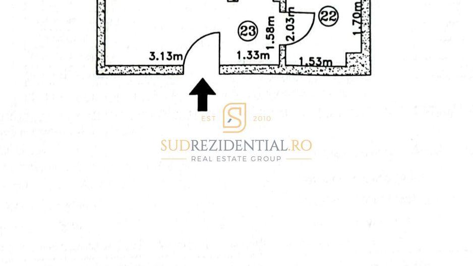 Apartament 2 camere, mobilat si utilat, Drumul Cretestilor, Sector 4 - Schiță 7