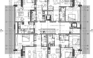 Aparthotel building Unirii B+GF+E+11 floors with 51 apartments, restaurant and SPA - Poză 65