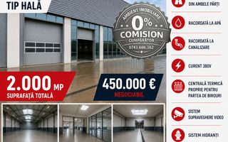 Spatiu comercial - HALA producție/depozitare, VASLUI zona MOVAS; - Poză 1