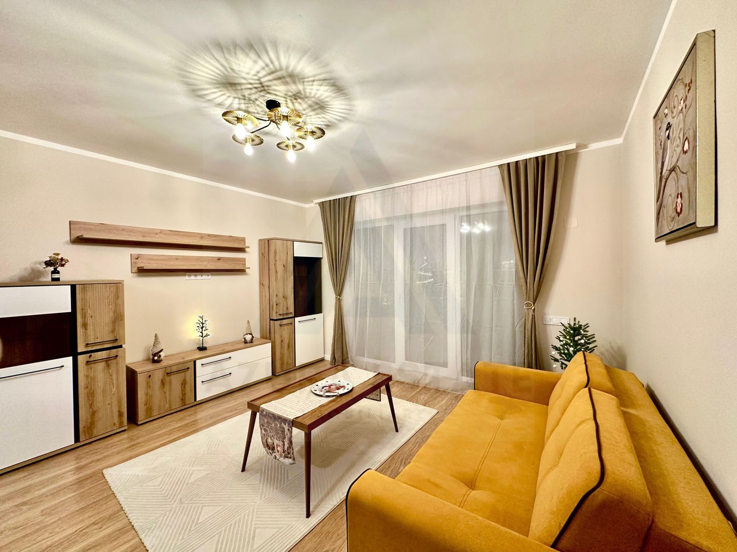 Apartament ultrafinisat 2 camere balcon 7.37 mp utili in Cristian - Poză 15