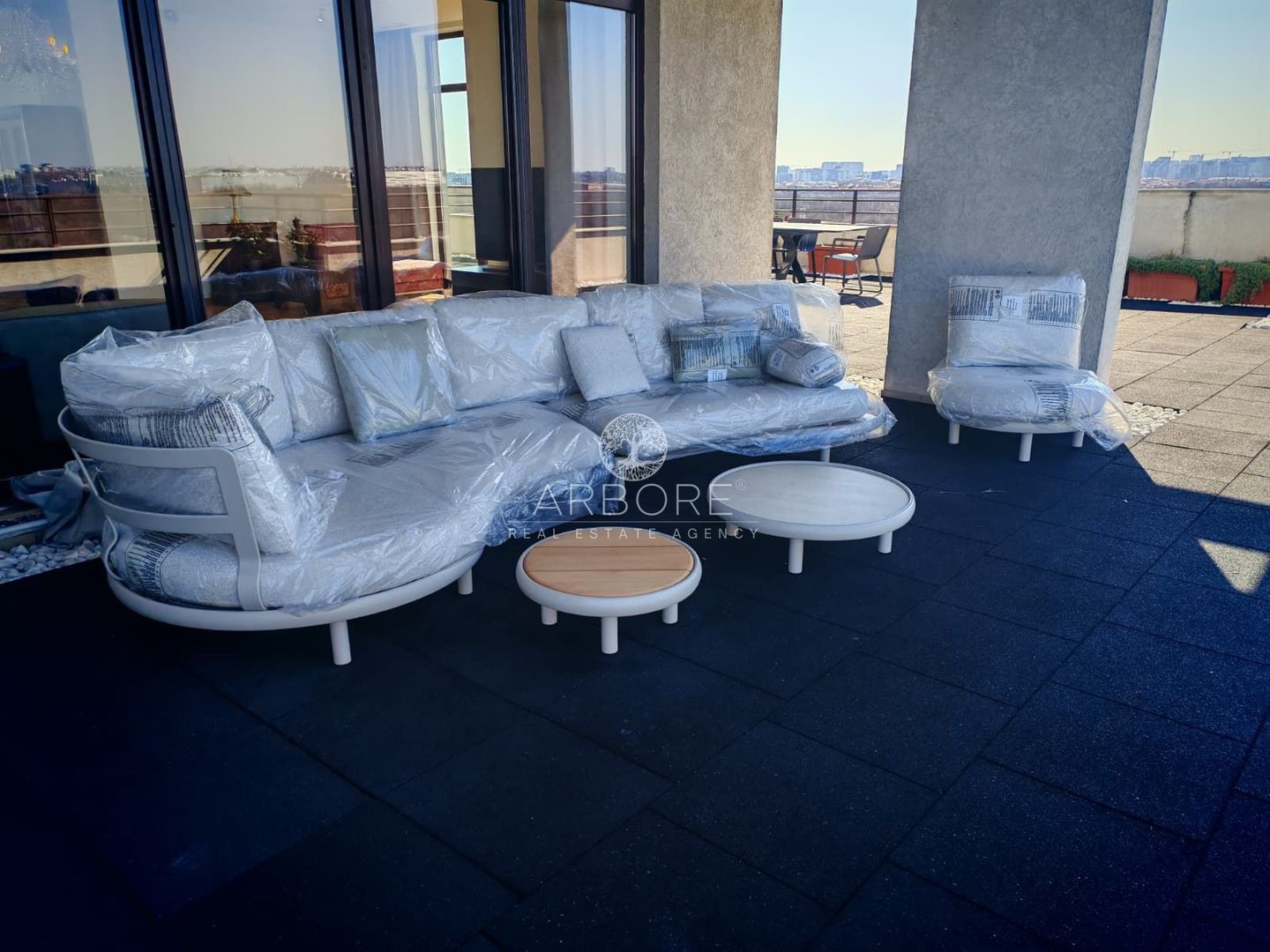 Penthouse 5 camere 250 mp lângă Ambasada SUA , zona Băneasa București - Poză 26