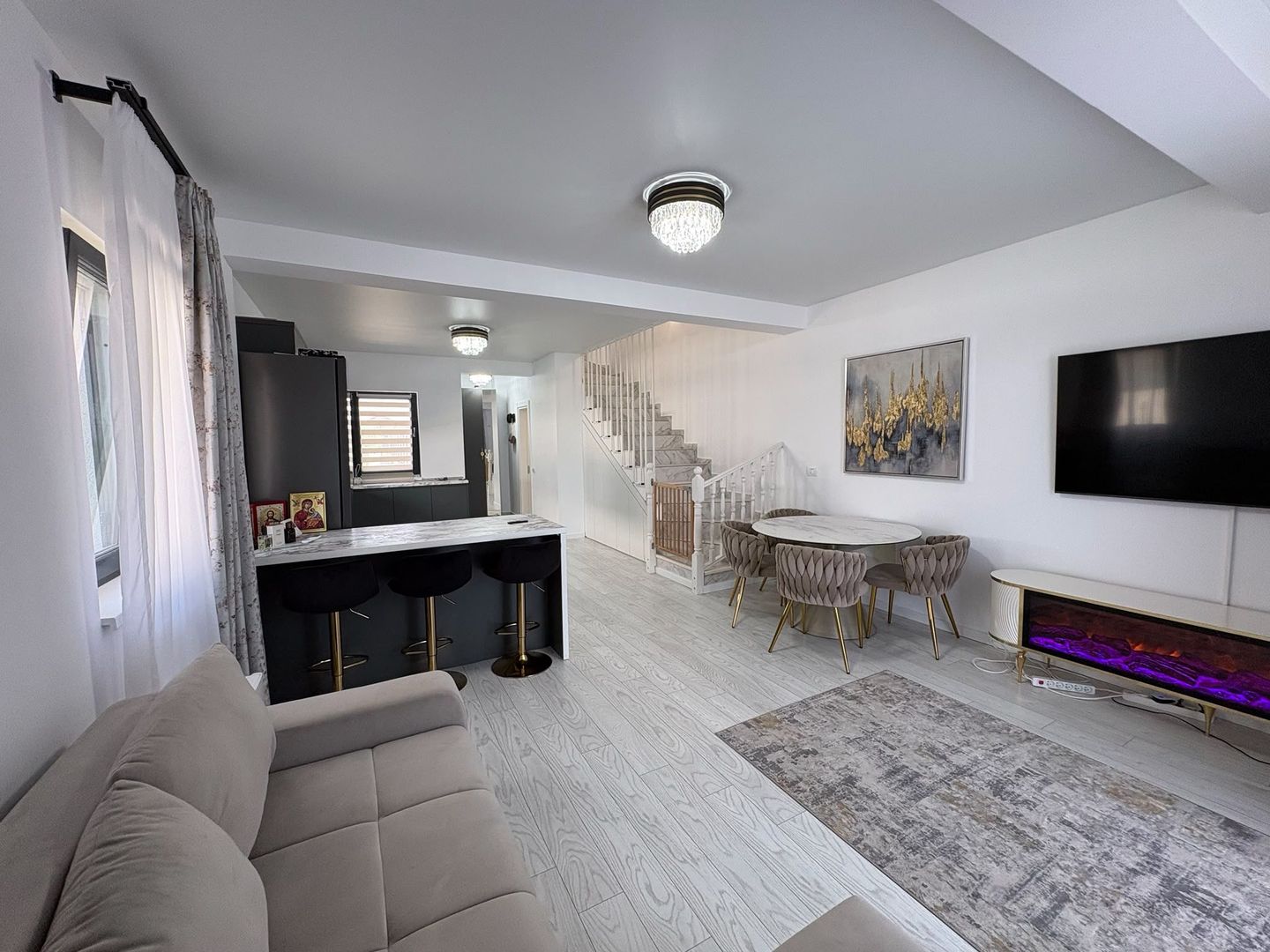CASA DUPLEX, CURTE 120 MP, TOATE UTILITATLE, MOBILATA, COMISION 0% - Poză 8