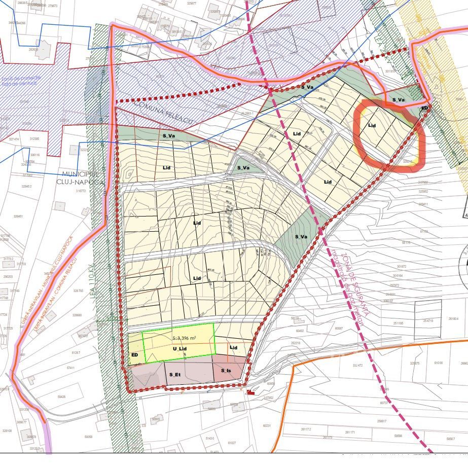 Teren 802 m2 Faget cu PUZ aprobat - Poză 3