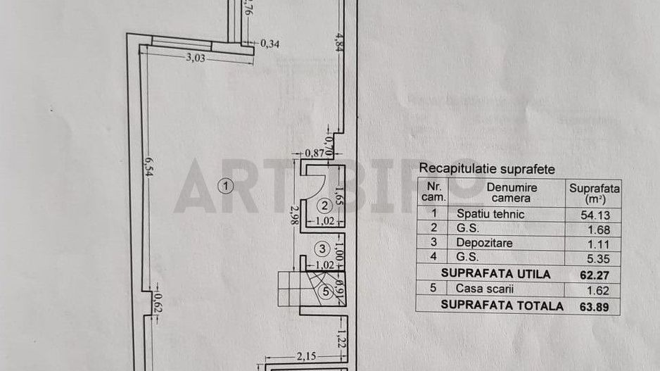 Zero comision, 308mp birou creativ Arcul de Triumf, mobilat si echipat - Schiță 32