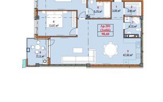 Vânzare, apartament, 3 camere, strada Grenoble, Botanica - Poză 4