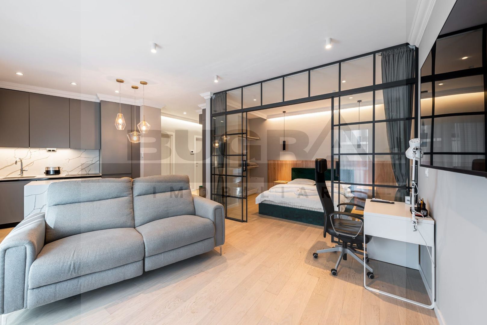 Apartament 50 mp, mobilat si finisat lux, zona The Office - Poză 1