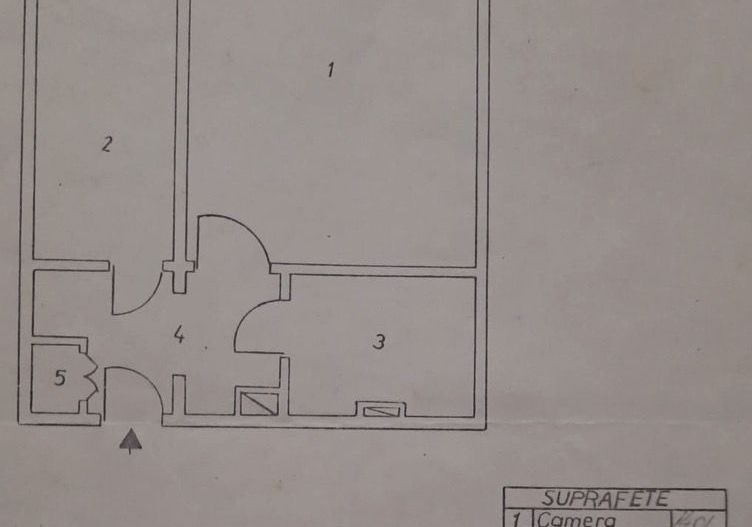 Garsoniera centrala proprie | renovata | bloc 1980 | Gorjului, Pacii - Schiță 4