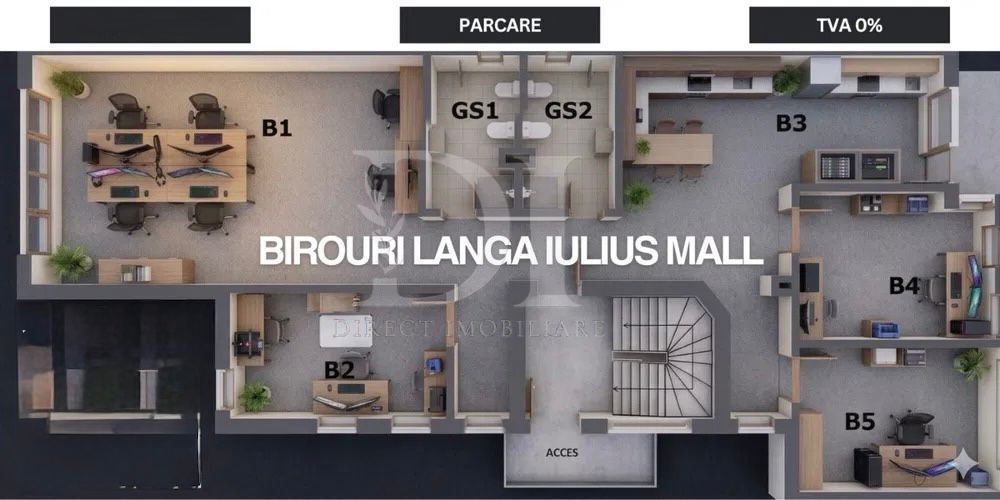 Spațiu de birouri – zonă premium, lângă Iulius - Poză 1