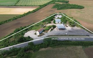 Stație Carburanți De Vânzare| 18.000 mp teren | Hale | Front la E81 - Poză 1