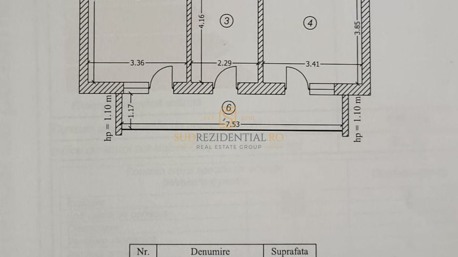 Apatament 2 camere decomandat, disponibil imediat - The Grand Krsital - Schiță 8