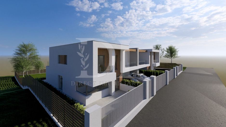 Teren cu autorizatie de constructie duplex in Feleacu / Cluj - Poză 5