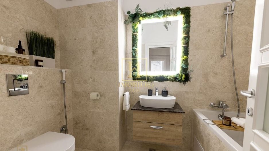 Apartament-living si bucatrie open space+dormitor, 43.4mp-Copou - Poză 3