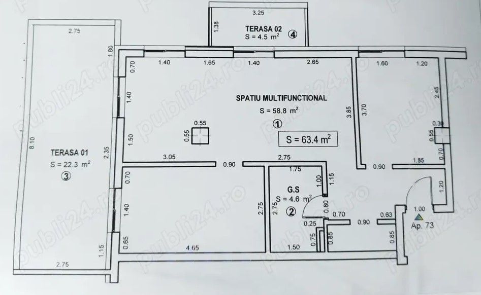 Apartament 3 camere Simion Barnutiu - Poză 10