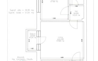 Apartament 2 camere zona garii - Schiță 10