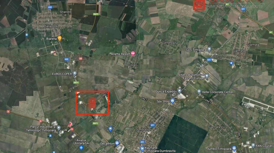 Teren industrial cu PUZ aprobat zona de N  Timișoara - Poză 1