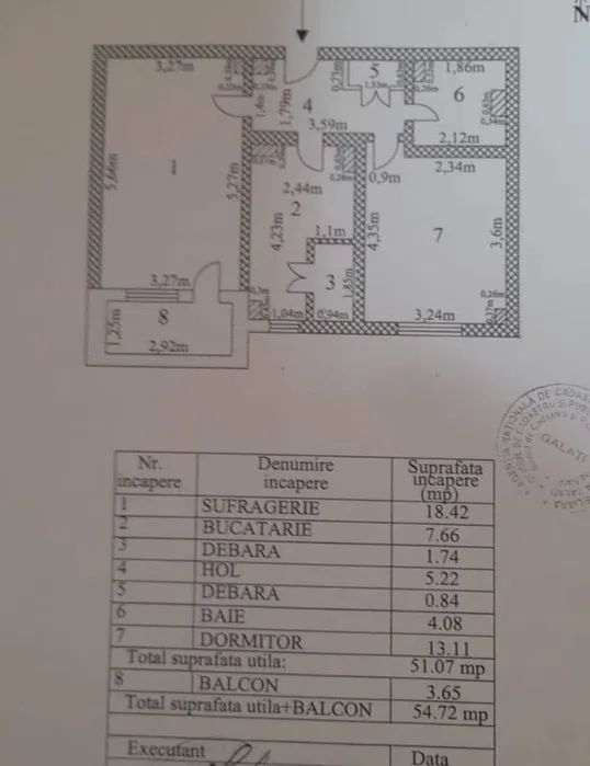 Apartament 2 camere decomamdat - Poză 2