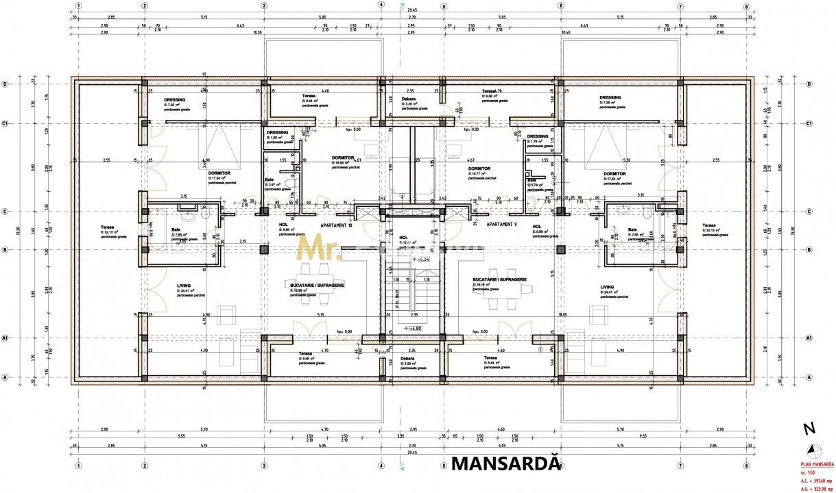 Zorilor Residence, Apartamente Noi 2-3-4 camere - Str. Zorilor - Carei - Poză 20